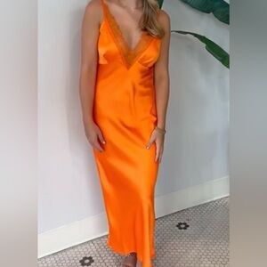 Never Fully Dressed Satin Dress